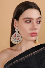 Afreen Handmade Beaded Earrings - Image 3