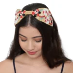 Emma embroidery hair band