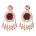 Falguni Handmade Beaded Earrings - Image 4