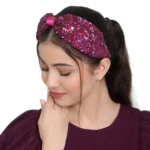 Jane Hand made sequence hair band - Image 2