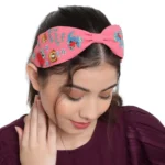 Jungle embroidery hair band