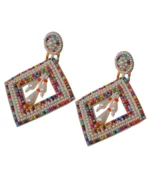 Maya Handmade Beaded Earrings - Image 4