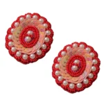 Mia Handmade Beaded Earrings - Image 4