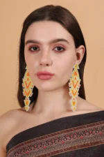 Rebecca Handmade Beaded Earrings - Image 3